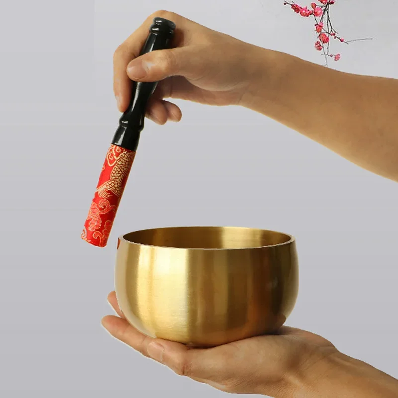 Nepal Handmade Tibetan Singing Bowl Set, Decorative Wall-dishes, Resonance Healing Meditation, Chakra Singing Bowl, 1Pc