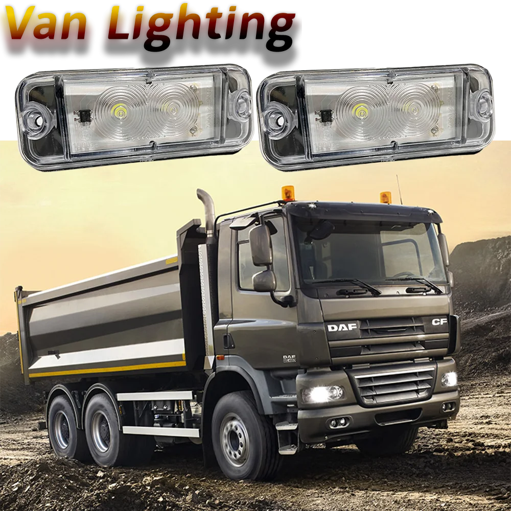 1PC 24V Truck LED Sunvisor Lamp For DAF CF85 Top Light 1328868145647