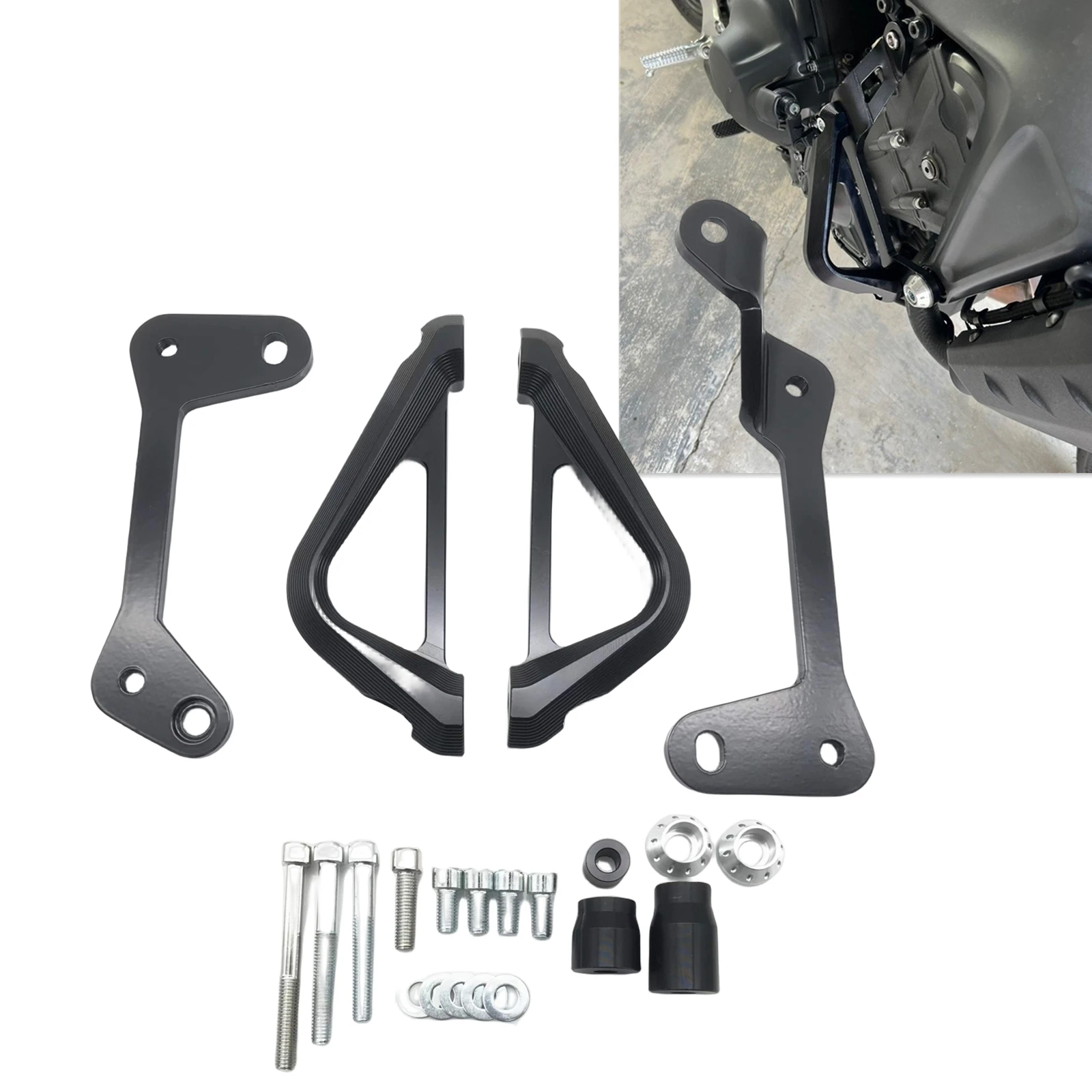 

Защитный комплект слайдера рамы мотоцикла для YAMAHA MT-09 Tracer 9 2021 2022