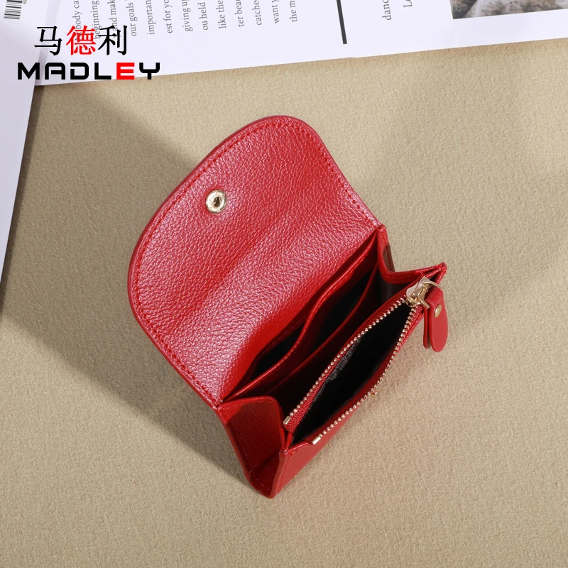 Practical Women's Small Card Wallet Simple and Fashionable Small Card Bag School Girls' Coin Wallet 6