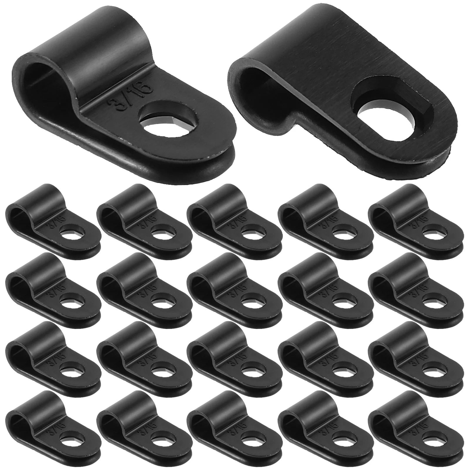 

Clips for Telephone Cable Nylon R-type Cord Organizer Ethernet Rope Light Outdoor