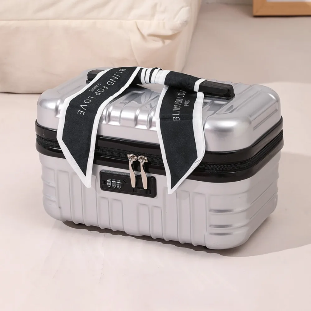 Small 17 Inch Cosmetic Case Portable Large Capacity Mini Luggage Fashionable Waterproof Toiletry Storage Bag Suitcase_voghion.com
