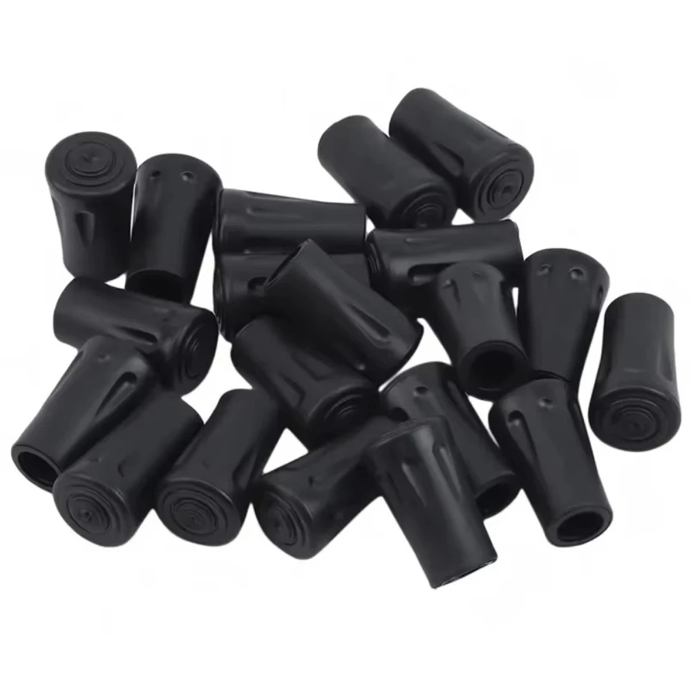 20-Pack Outdoor Hiking Trekking Pole Rubber Tip Protectors