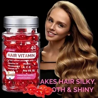 Huile de vitamine Agam marocaine, Essence de soin pour cheveux, réparation de la nutrition endommagée, produits de traitement pour l'amélioration des fentes des cheveux, 40 Capsules 2