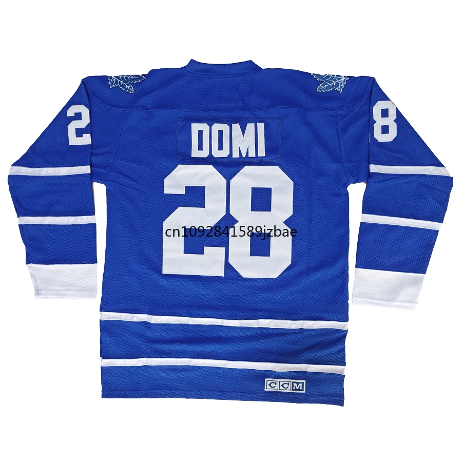 Ice Hockey Jerseys Doug Gilmour Jersey Canada Toronto Retro Ice Hockey Jerseys 1 Johnny Bower Jersey 28 Tie Domi All Stitched Us Mens M-3XL