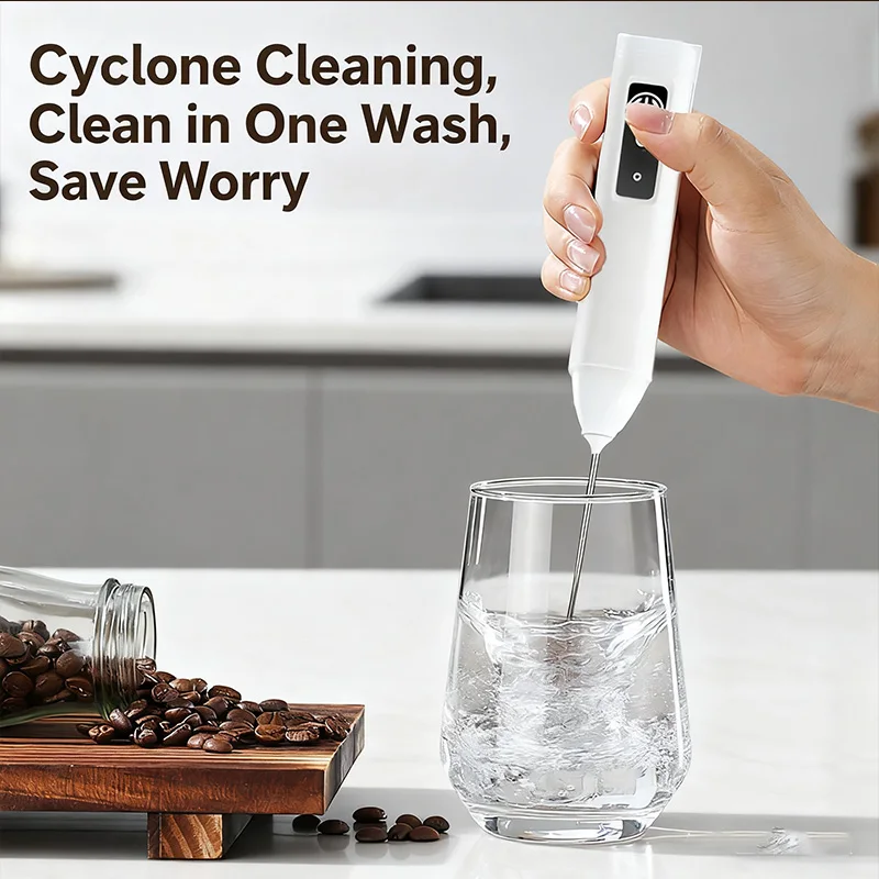 Electric Coffee Milk Frother Handheld Egg Beater Foamer Coffee Maker Electric Blender Mixer Mini Portable Blender Kitchen Tool