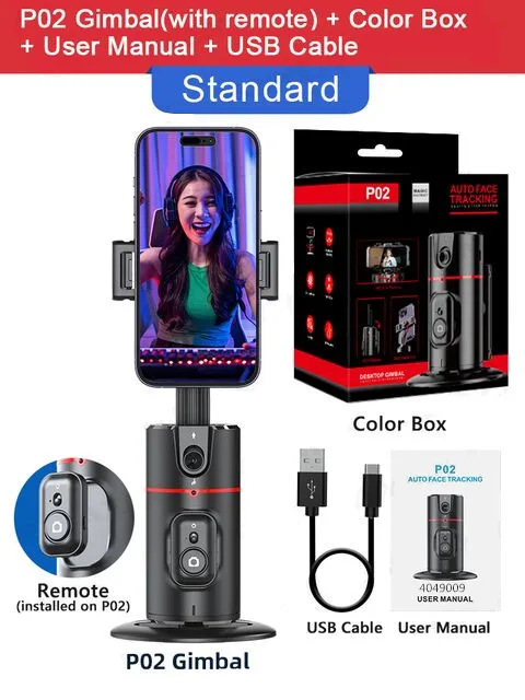 مثبت Gimbal دوار رائع للهاتف الذكي ، سطح المكتب ،...