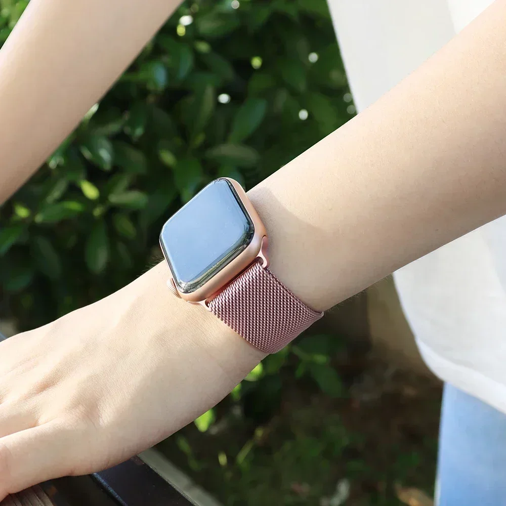 Milanese Loop Metal Wristband Bracelet