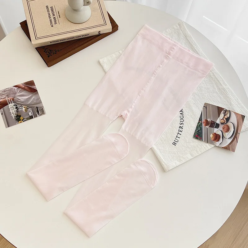 1Piece Summer Thin Tight for Kids Girl Fashion Solid Color Ballet Tight Pantyhose for Toddler Girl Soft Breathable Stocking Sock kids pantyhose ballet tights toddler tights