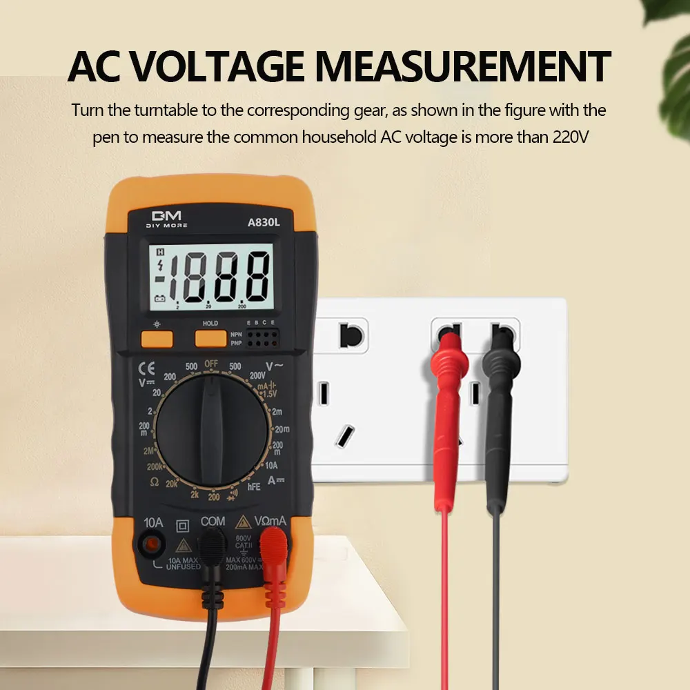 Diymore LCD  Ƽ   а ׽  跮, ޴ DC AC  ̿ ļ , A830L