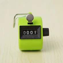 Handheld 4 Digital Tally Counter Mechanical Manual Palm Clicker Number Count Assorted 8 Color Tally Counter Number Count 