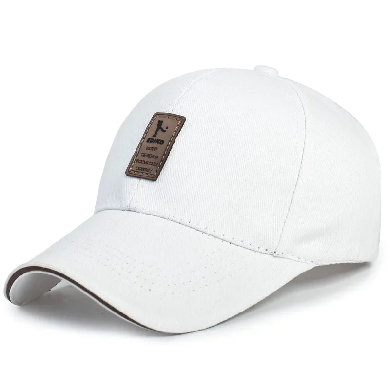 Badge Embroidery Baseball Cap Cotton Adjustable Dad Hat