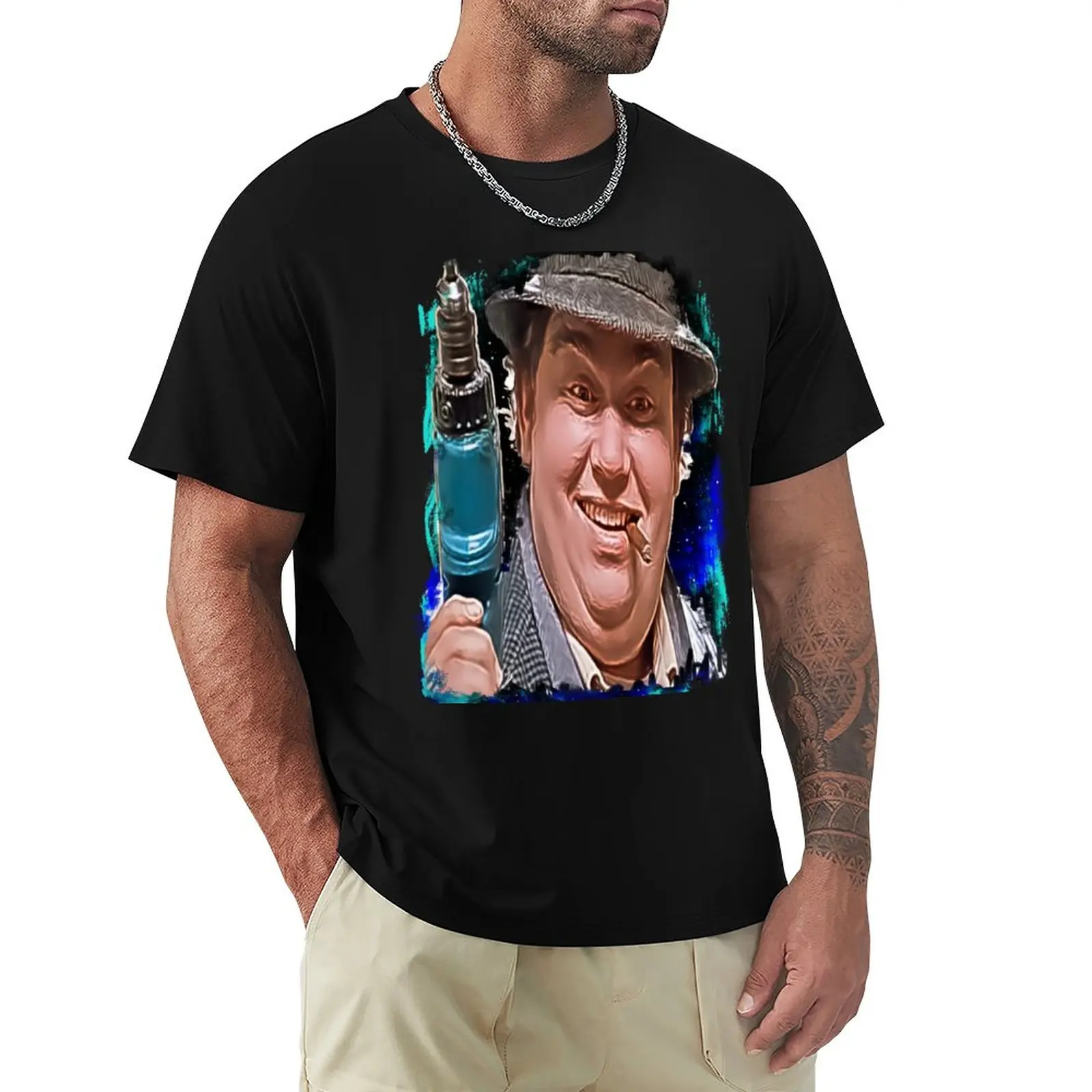 

john candy uncle buck art T-Shirt boys animal print summer tops shirts graphic tees men workout shirt