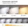 LED eye protection desk lamp touch switch white folding bedroom bedside study reading night light USB plug dimmable table lamp 6