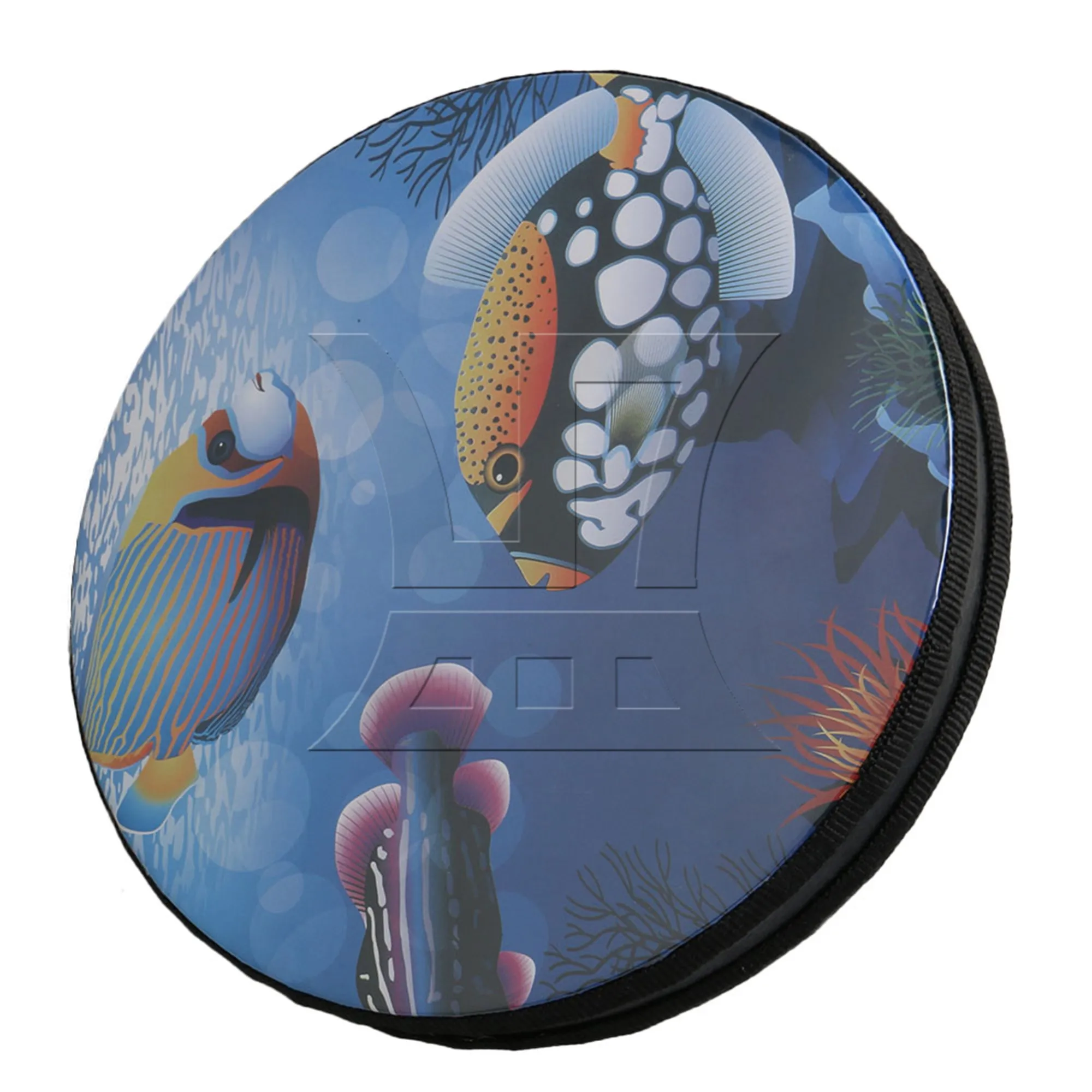 Yibuy 2 Pcs Ocean Sound Wave Bead Hand Drum Musical Instruments for Gathering