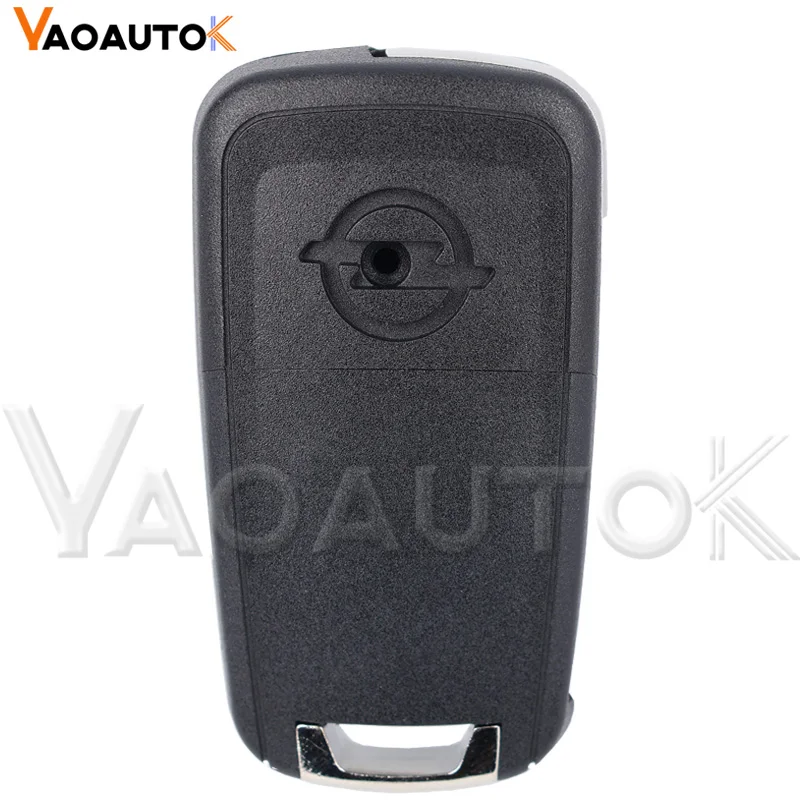 Remote Car Key Fob Shell Case Replacement For Opel Vauxhall Corsa Astra Vectra Zafira Omega HU100 Uncut Blade 2 3 Buttons key case car key shell key cover folding car key shell fob cover key fob replacement