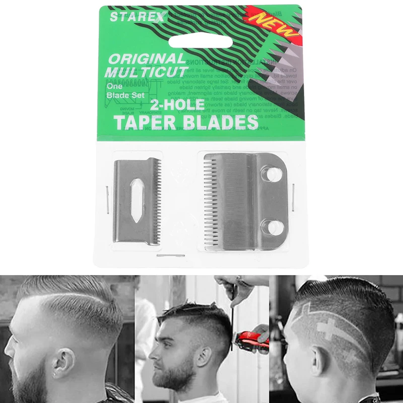 Hair clipper replacement blade Professional Replacement Clipper Blades Precision 2 Holes Adjustable Hair Clipper Parts Blade