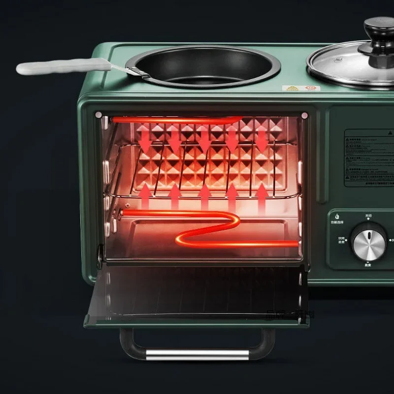 Multifunctional 4-in-1 home small sandwich breakfast machine Toaster toaster light food machine 6