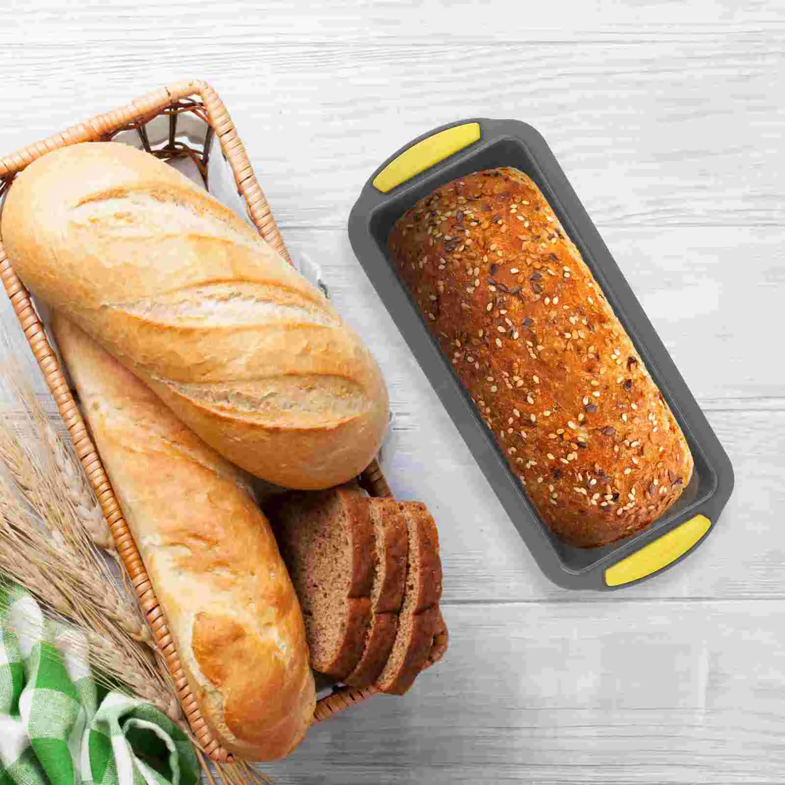 

Baking Cake Mold Homemade Kitchen Stick Loaf Pan Silicone French Bread Mold