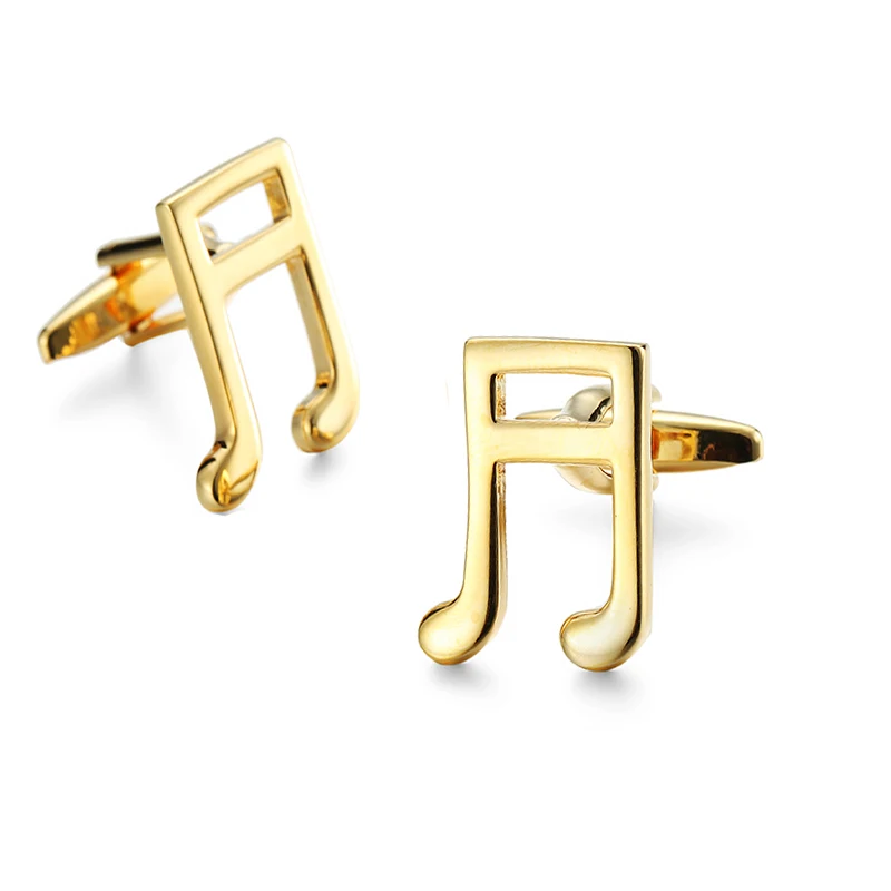 

Высококачественные мужские французские запонки для рубашки, металлические блестящие металлические манжеты для музыки, пуговицы, аксессуары для делового костюма, ювелирные изделия в подарок