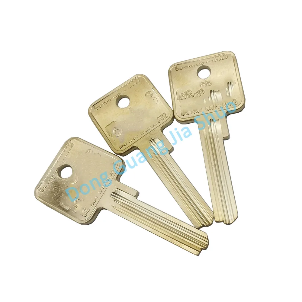 5PCS JS2555 X4 Key blank Special multi-slot key blank with milled groove