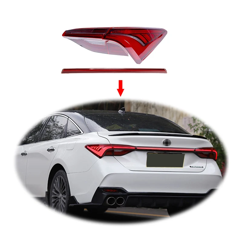 

Upgrade LED dynamic tail light tail lamp bar bars for TOYOTA Avalon spoiler lamp 2018-2022 through taillight taillamp assembly