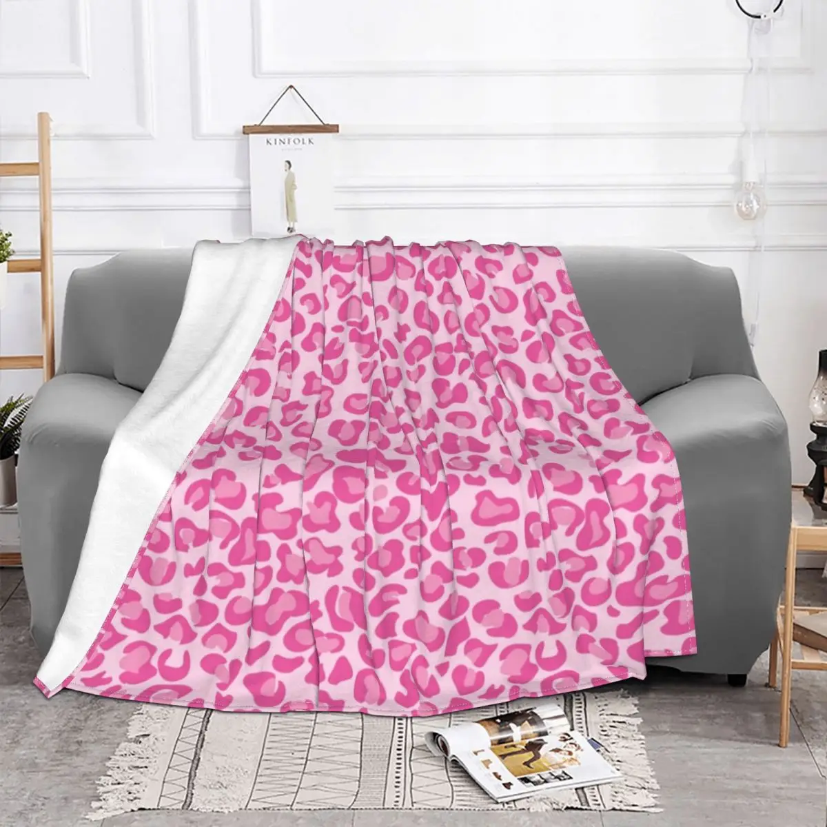 Sky Leopard Knit Blanket – Cold Picnic