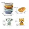Baby Bath Toys Stacking Bath Boat Toy Silicone Adorable Animal Finger Puppets for Children Interactive Floating Squeeze Toy Gift 5