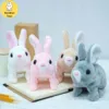 Cute Rabbit Plush Doll Electric Toy Children's Birthday Christmas Gift Universal for Boys and Girls 5