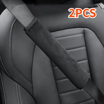 2PCS Universal Car Safety Belt Cover Adjustable Seat Belt Cover Shoulder Strap Cover Car Shoulder Protector Pad Auto Accessories