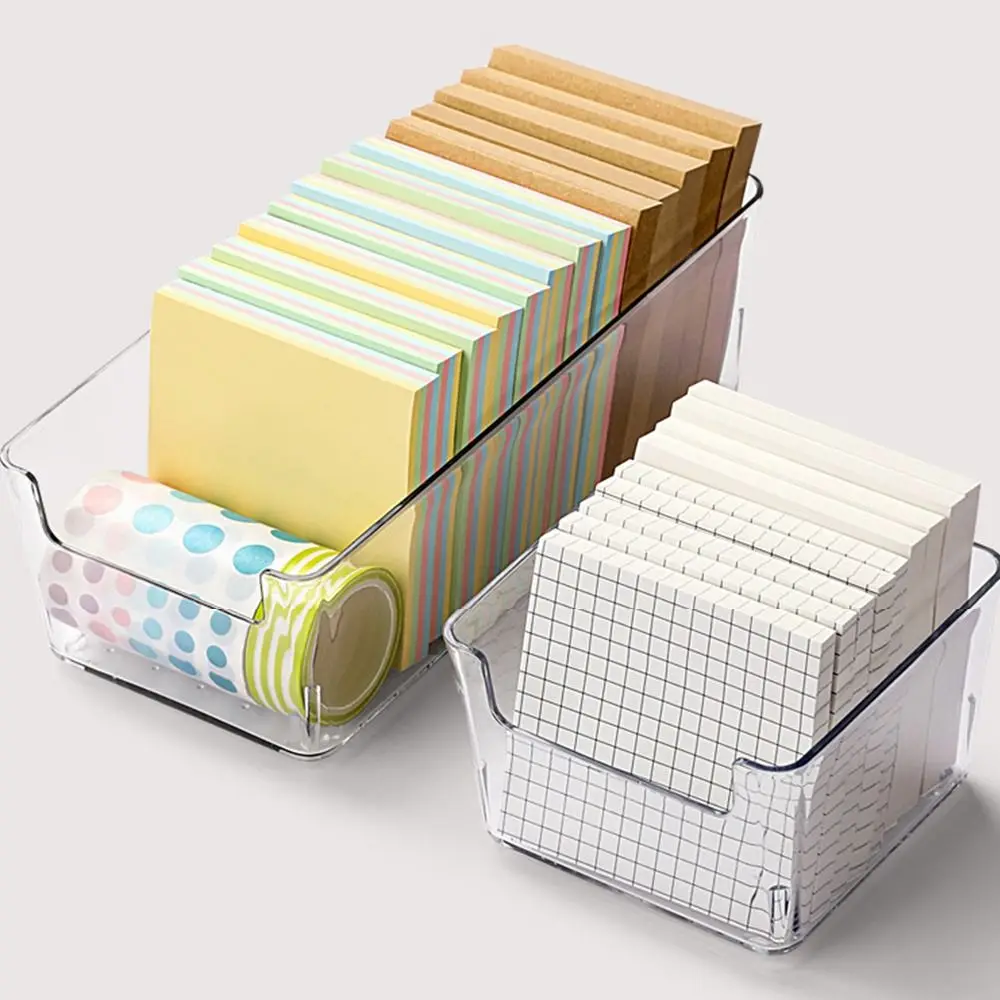 Photo Card Holder Plastic Storage Box Desk Organizer For Kpop Photocard Collection Transparent Acrylic Photocard Storage Box