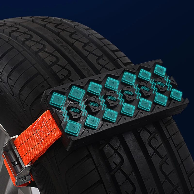 Mud Sand Snow Tire Ladder Off-Road Vehicle Emergency Tracks Chain Non-Slip Traction Mat Car Recovery Traction Boards