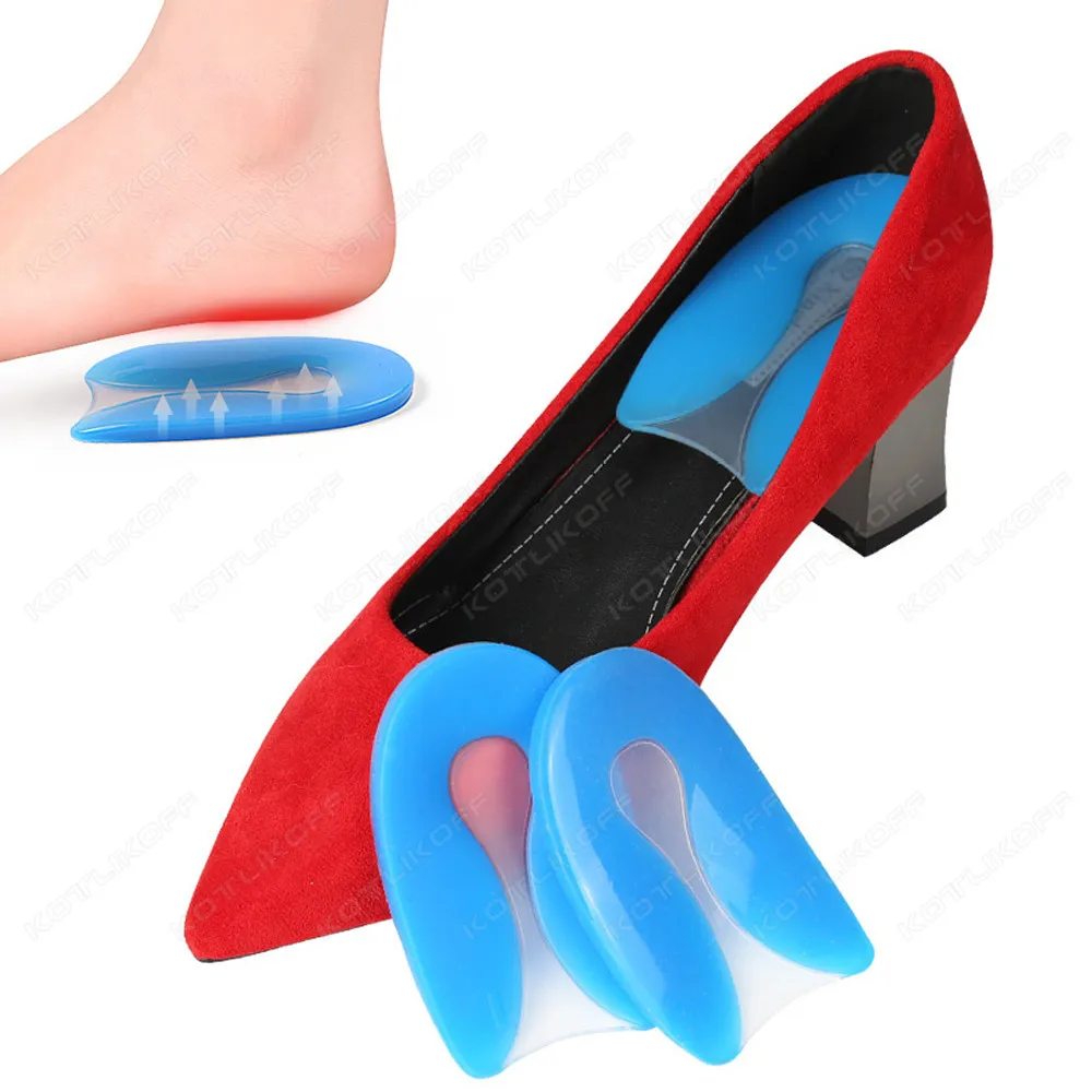 Silicone Gel Heel Pad Foot Pain Relief U-Shape Heel Cushion Inserts For Shoes Spur Protector Plantar Fasciitis Insole shoe insoles heel patch insole heel protector heel protector pads heel insoles heel cushion insole heel cushion protector