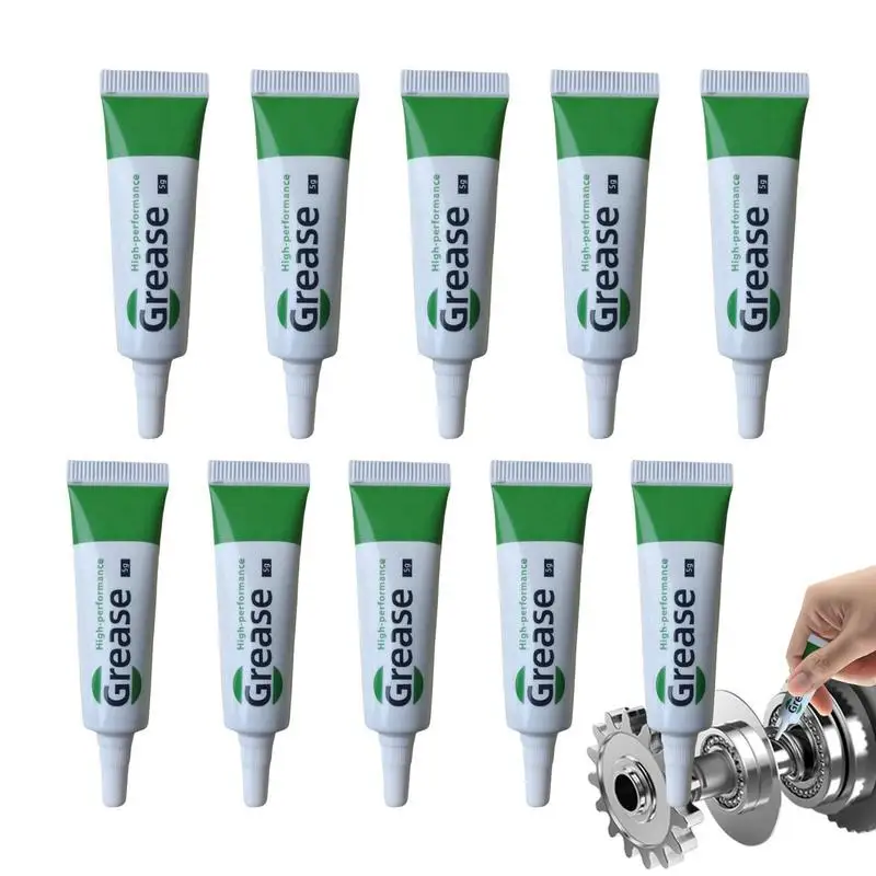 

10pcs Spark Plug Silicone Insulating Grease Extend Service Life Electrical Connectors Brake Marine Dielectric Grease For Plugs