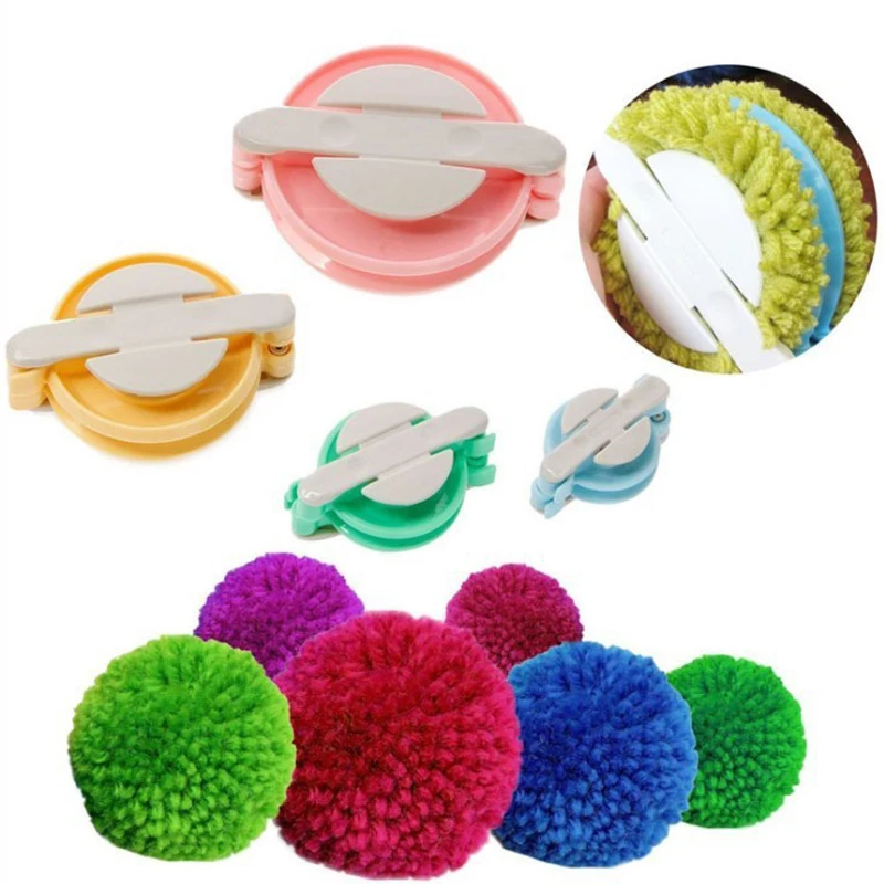 Pompoms Maker Pompoms Knitting Needle Craft Loom diy tools Wool knitting tool set decoration knitting craft supplies,knitting loom