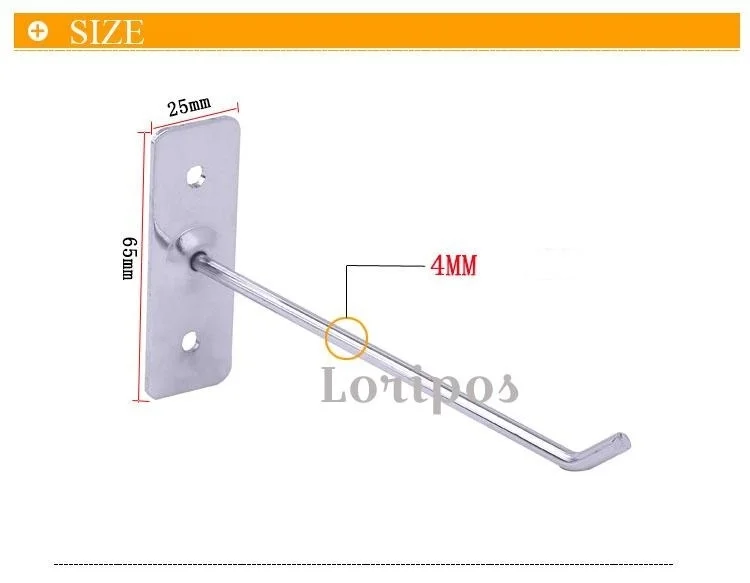 Description Picture 2 of itemShelf Mounting Basket Metal Wall Shelf Hanger Hardware Wall Racking Display Hook Shelf Hanging Organizers Hanger Organizer Shelf