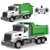 Cross-border eleven remote control sanitation garbage truck with lights and music dump truck scene simulated children's toy boy 4