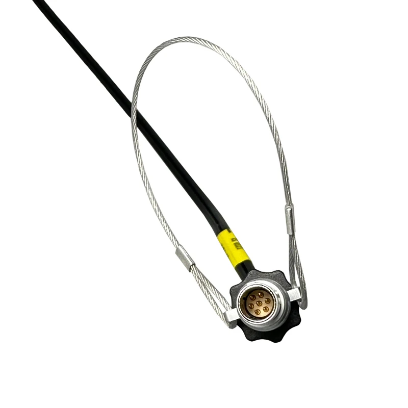 Cavo Alimentazione 12V Per Ricevitori Trimble GPS RTK, Connettore 7 Pin A Clip, Con Fusibile, Lunghezza 1.9m