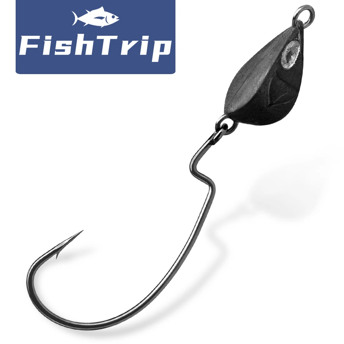 

Рыболовный крючок FishTrip без приманки, рыболовный крючок с головой для морской и пресноводной рыбалки