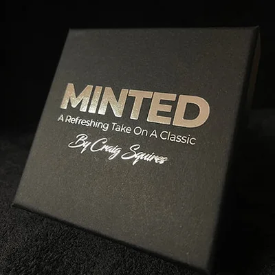 Minted By Craig Squires Close Up Magic Tricks Street Magic Props Classic Matchbox Penetration Magia Gimmick Illusions Mentalism craig armstrong plunket