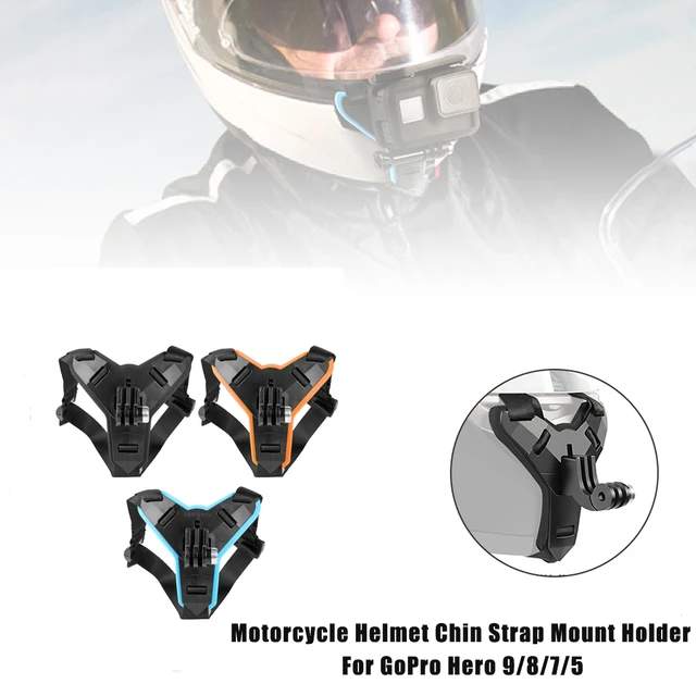 Soporte para casco de motocicleta Gopro, accesorios para Cámara de Acción -  AliExpress