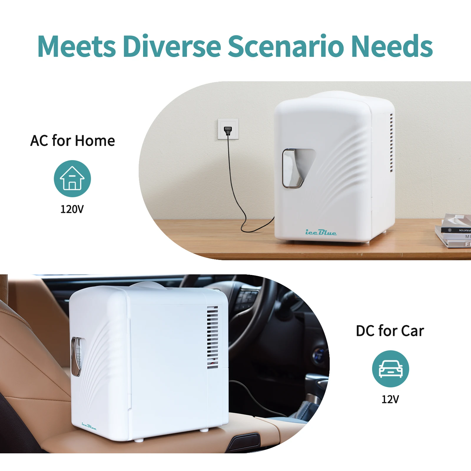 iceBlue 4L/6 Can Low Noise Dual-Use Cool & Heat Mini Skincare Fridge, Beauty Makeup Skincare Refrigerator for Home Car Office 6 iceBlue 4L/6 Can Low Noise Dual-Use Cool & Heat Mini Skincare Fridge, Beauty Makeup Skincare Refrigerator for Home Car Office 6