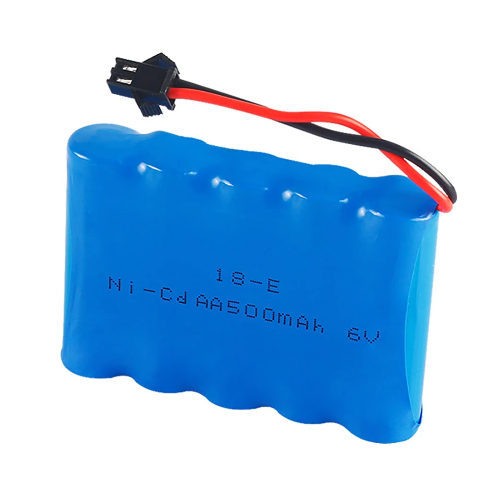 RC Ni-CD rafhlaða 6V 500-1800mAh fyrir bíl, bát, tank
