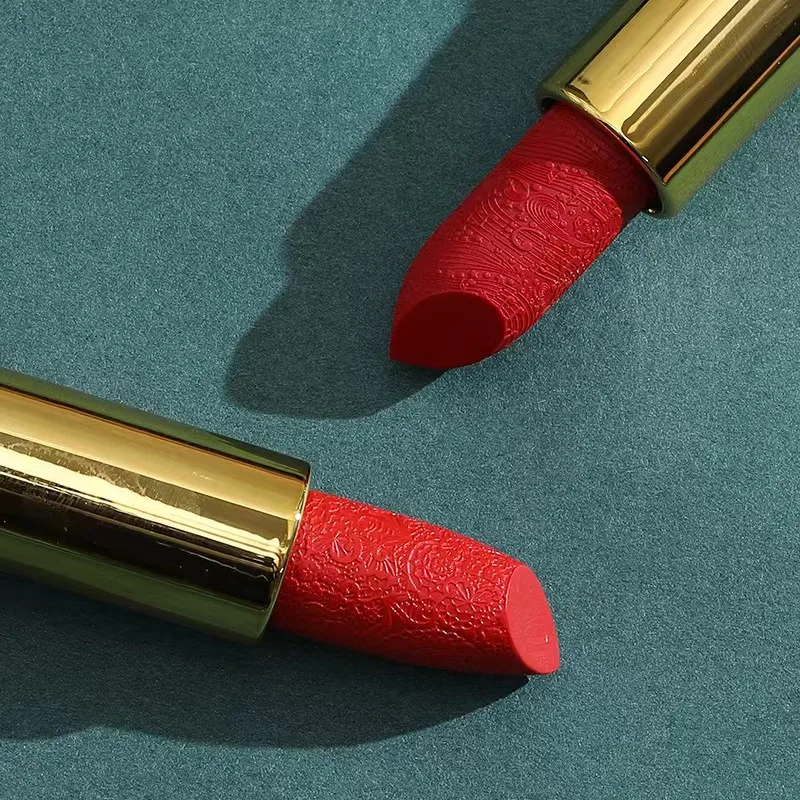 Chinese Style Lipstick Gift Set Box Lasting Moisturizing Nourishing red Lip stick Cosmetics women beauty makeup set 5