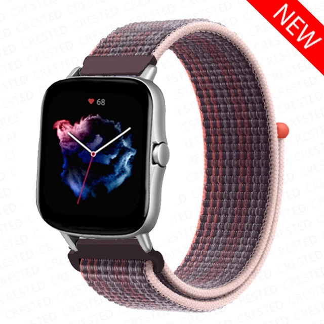Nylon Sport Watch Band Bracelet - 20mm/22mm Adjustable Strap