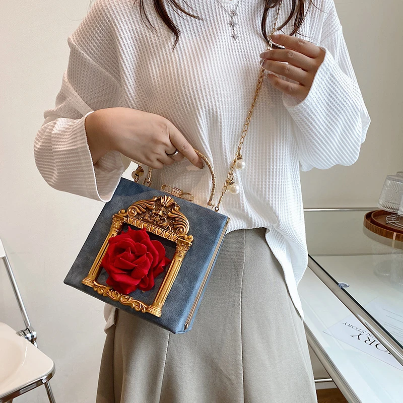 Engel Abend Tasche Designer Frauen Clutch Tasche Clip Handtasche Geldbörse für Hochzeit Kette Luxus Marke Schulter Mini Tasche Vintage Handtasche – Detail 26