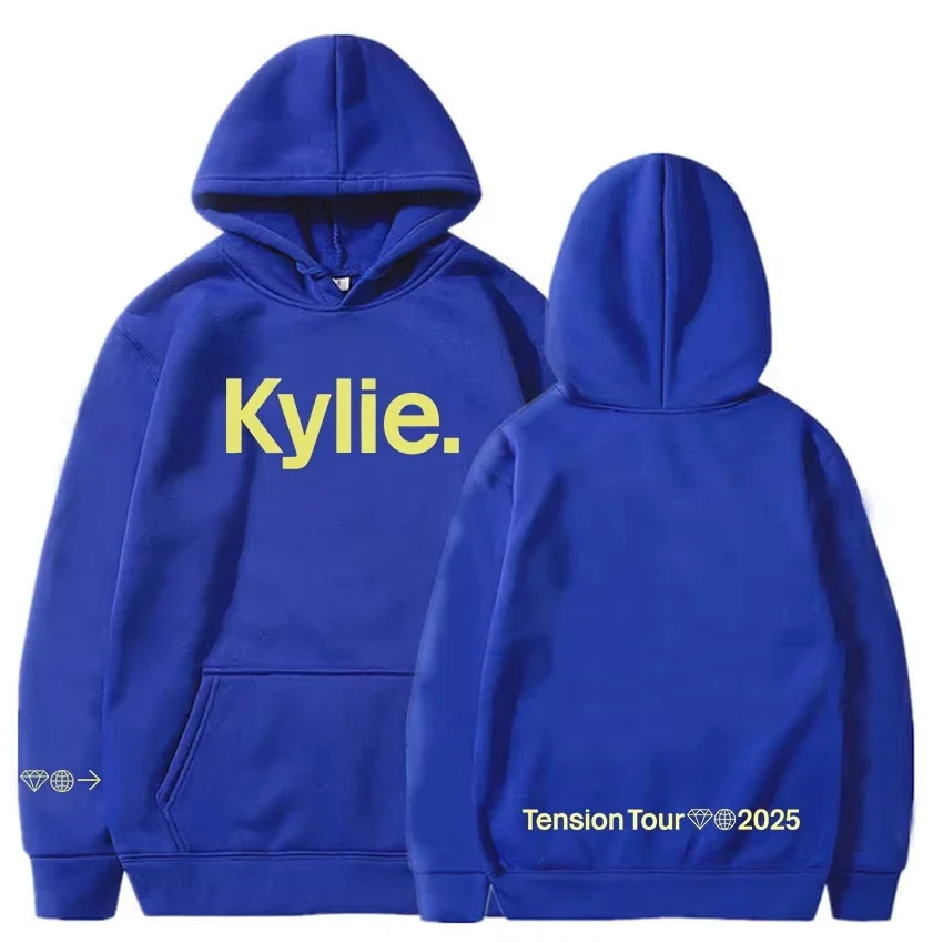 Tension Tour 2025 Hoodies Kylie Minogue Singer Printing Sweatshirt