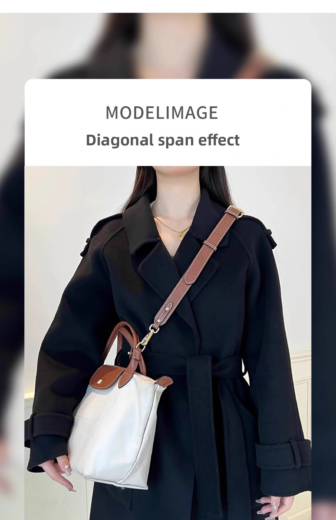 Leather Bag Shoulder Strap For Longchamp S Durable Gift Bag Modification Without Punching Strap Bag Accessories