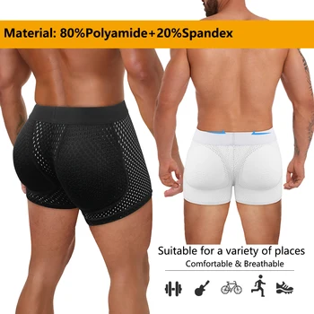 Male Removable Pads Underwear Brief
