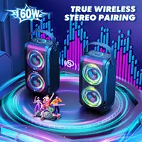 W-KING 80W RMS Party Portable Speakers Bluetooth Wireless Boombox/4 Drivers(2*4.04'' Woofer), Huge 105dB Sound Large Speaker - Image 4